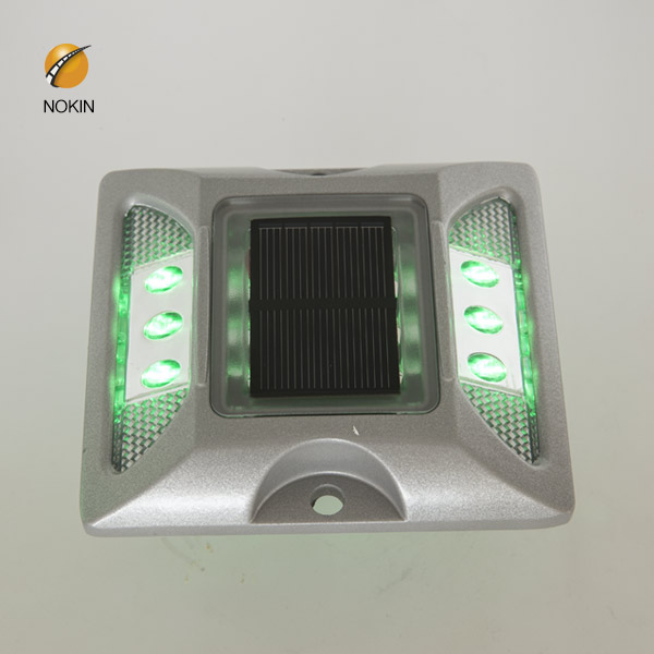 green solar studs road safety cost